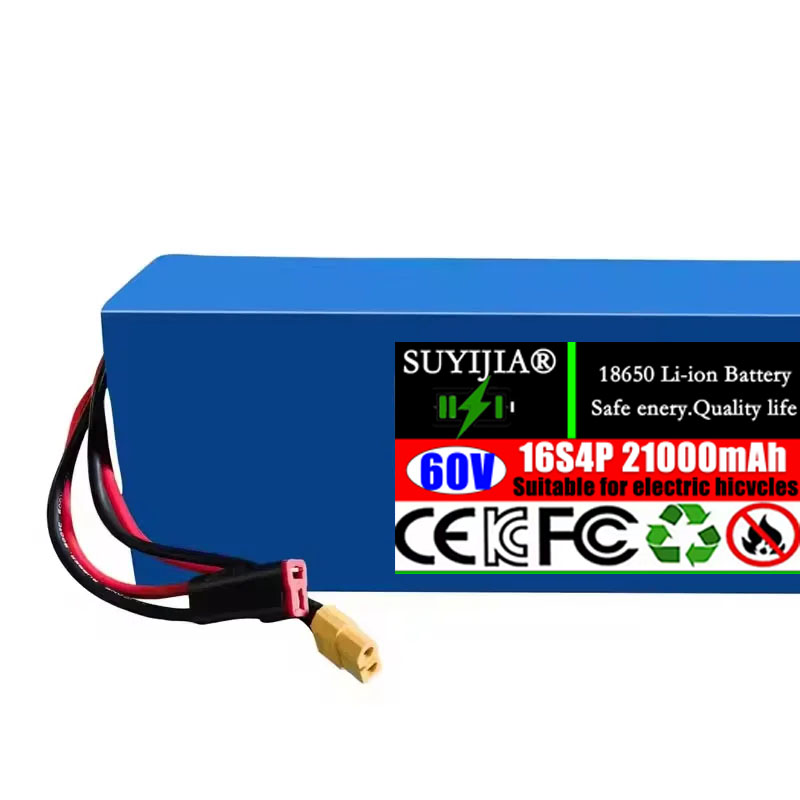 60V 21Ah New 18650 16S4P 1800W - 60V 30Ah Electric Scooter Battery recension och pris