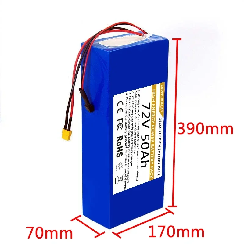 72V 18650 Battery pack 50Ah Hi - 60V 30Ah Electric Scooter Battery recension och pris